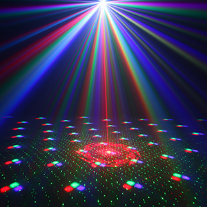 Illuminazione architetturale colorata per sala ricevimenti